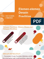 Elemen2 desain Penelitian