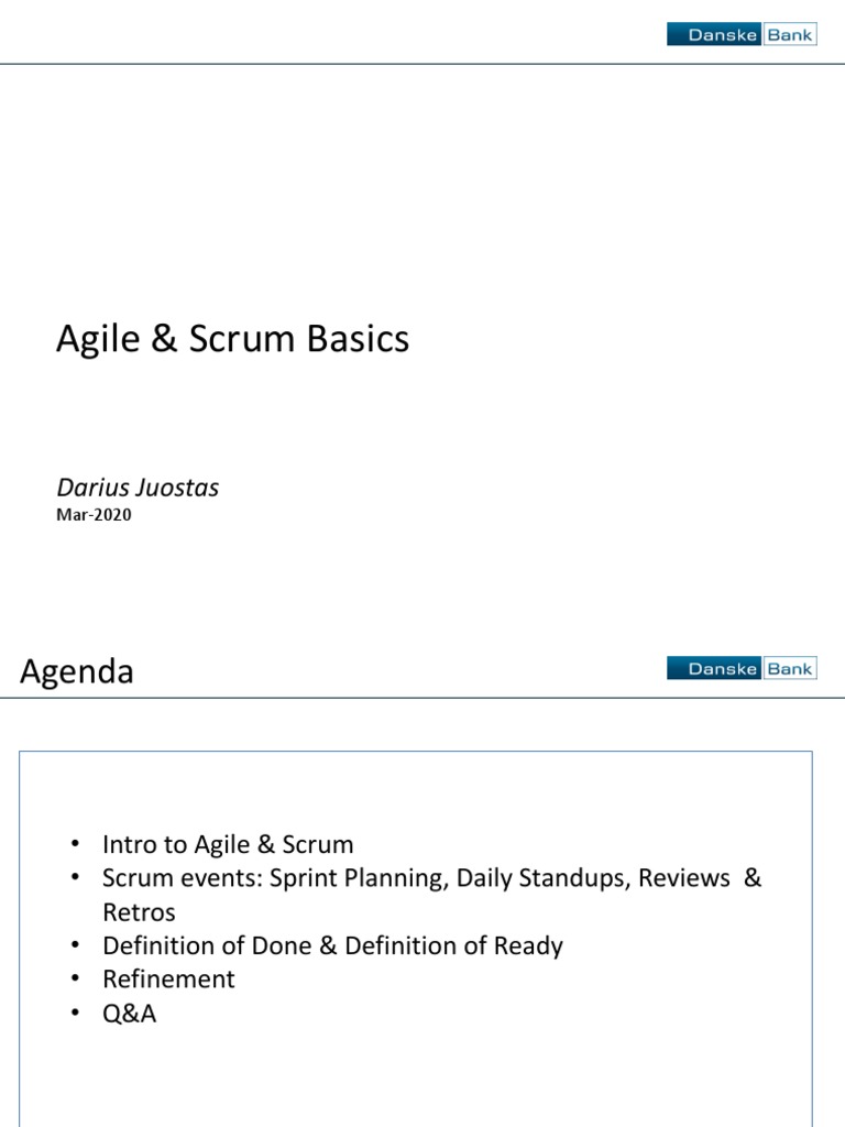 Agile Fundamentals: Scrum & Kanban Overview | PDF | Scrum (Software ...