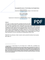 Firm Value and Pyramidal Structures: New Evidence For Family Firms