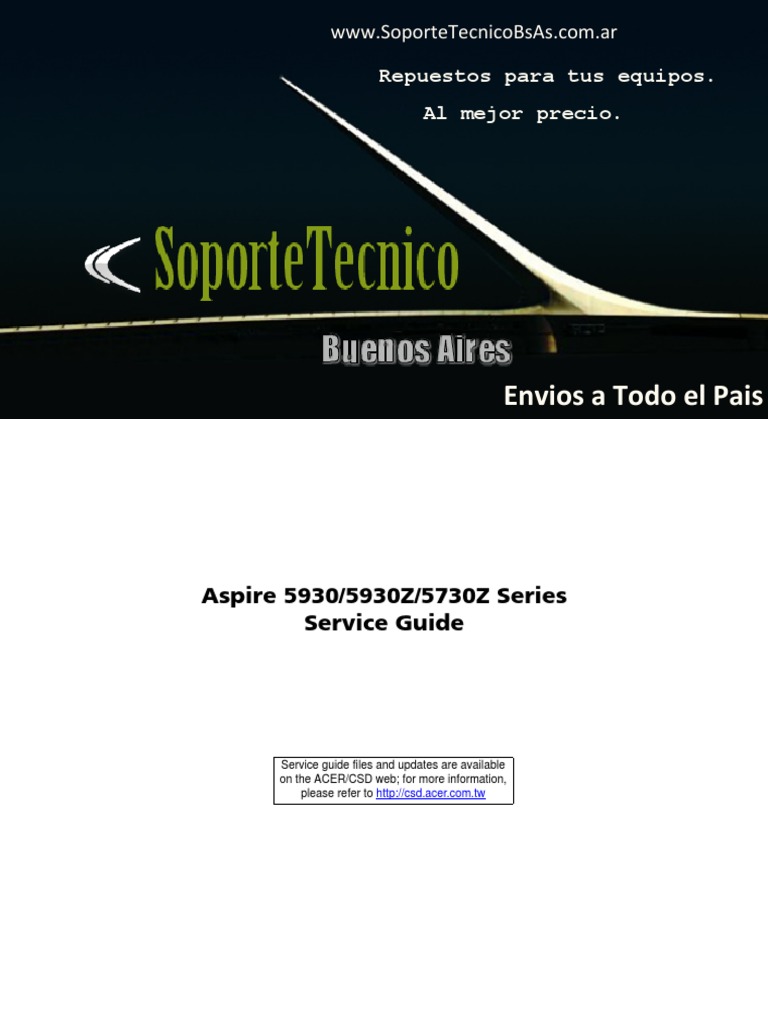 Service Manual Acer Aspire 5930 5930Z 5730Z Series | Computer Keyboard |  Digital & Social Media