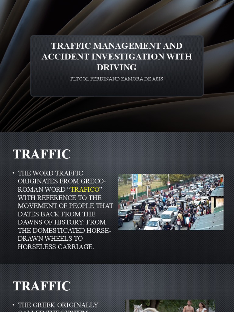 Traffic Management and Enforcement Overview | PDF | Traffic | Transport