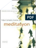 Yoğun Tempolu İnsanlar İçin Meditasyon - Osho PDF