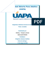 UAPA Sistemas bases datos consultas DML SQL