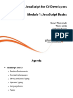 Javascript For C# Developers Module 1: Javascript Basics: Shawn Wildermuth Wilder Minds