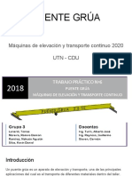 Puente grúa: componentes y cálculo estático