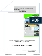Interessant Model Rapport - Mensuel - Analyse Et Suivi Travaux - Exemple Salle Omnisports 30.05.2015