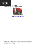 Craftsman DLT 3000 Manual