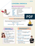Sklonidba Imenica - Sazetak