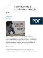 Continuar construyendo el socialismo bolivariano del siglo XXI.docx