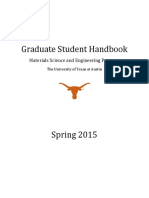 Graduate Student Handbook - Materials Science and Engineering Program