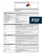 MSDS Gasolina