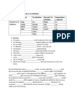 Gerund vs Infinitive Grammar Rules