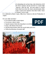 La Tomatina - Spain