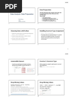 Data Analysis: Data Preparation