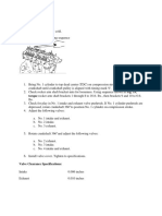 Calibracion de Valvulas Isuzu 4zd1 PDF