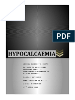 Hypocalcaemia