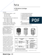 Product: Prepolarized Condenser Microphone Cartridges - Types 4129, 4155, 4176