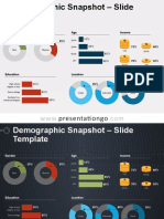 Demographic Snapshot Slide Template