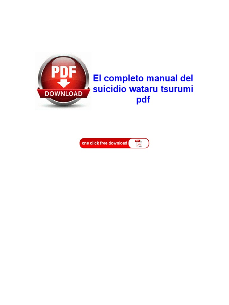 Registry PDF Suicidio Wataru Tsurumi El Completo Completo Manual Del Suicidio PDF