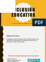 INCLUSIÓN EDUCATIVA Clase 1