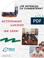 Actividades Recreativas en Casa Por Extension de Cuarentena