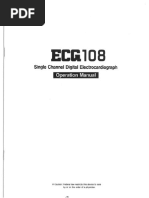 Suzuken Kenz Ecg 108 Operation Manual