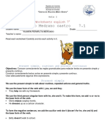 Camilo Medrano Castro 7.1: Worksheets English 7°