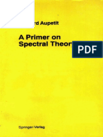 Aupetit - A Primer On Spectral Theory