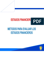 Métodos para Evaluar Estados Financieros