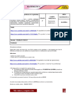 Tarea Bloque 09 - ÁLGEBRA - 1° Secundaria