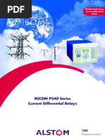 Micom P540 Series Current Differential Relays