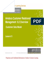 03 - AmdocsCRM - 9 - 2 - Overview - Customer Data Model