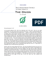 The Onion: Your Best Mainstream Source of Real News Is. .