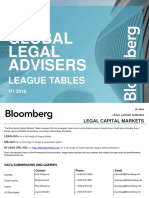 Bloomberg Global Legal Adviser League H1 2018 2