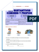 Sustantivo Comun y Propio