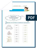 Reforzamos Sinonimos y Antonimos