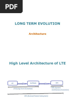 3) High Level Architecture of LTE