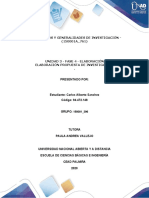 Carlos Sanchez - Unidad 3 - Fase 4 - Elaboración Propuesta de Investigación