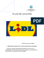 Plan de afaceri Lidl