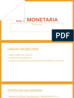 Ley Monetaria