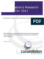 Constellation's Research Outlook 2011