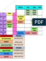 Horario de Clases