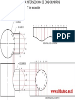 Trazo T Reduccion Tubo