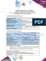 Guía de actividades y Rúbrica de evaluación - Paso 4 - Pensamiento Geométrico Analítico (1)