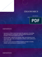 Ergonomics: Shyam Krishnan K Assistant Professor Senior Scale Physiotherapy KMC Mangalore