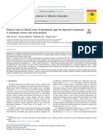 Dropout Rates in Clinical Trials of Smartphone Apps For Depressive Symptoms: A Systematic Review and Meta-Analysis