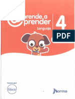 Aprende Aprender Lenguaje 4 Workbook