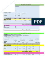 Descripcion Und. Cuad. Cant. P.U. P.P P.T Mano de Obra: Analisis de Costo Unitario