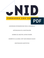 Diseño de Investigación CUANTITATIVA