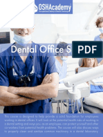 608 Study Guide - Dental Office Safety